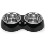 Dinner Set with Two Basil Melamine Bowls for Dogs and Cats - Image 6