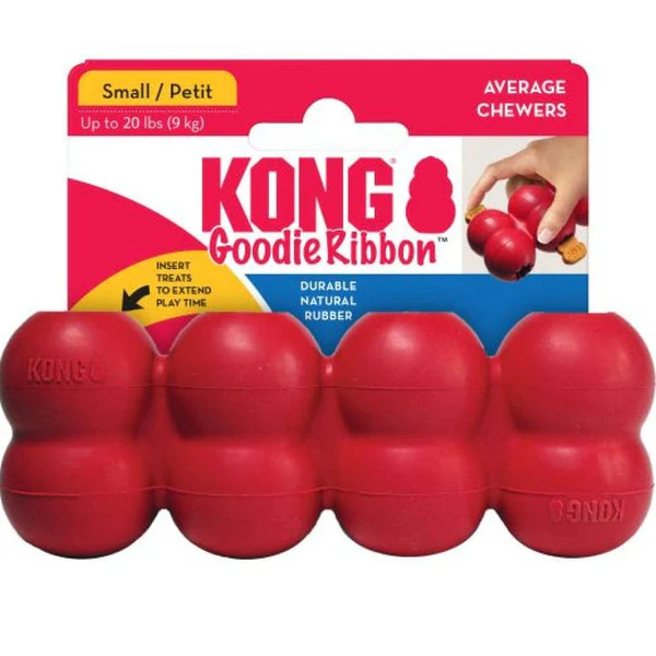 Dog Kong Goodie Ribbon Toy3 Dog Kong Goodie Ribbon Toy - Image 1