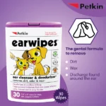 Dog and Cat Petkin Ear Wipes - Image 2