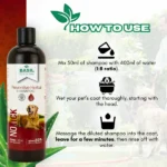 Dog and cat moisturising shampoo with basil, oats, and aloe - Image 4