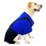 Dogobow Dog Dungaree Dress (Blue/Black) (Get a Bow Free) - Image 3