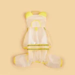 Dogs' Four-Legged Yellow Raincoat by Barkbutler x Fofos (Button Up Style) - Image 3