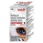 Dogs and cats can use Veko Lightsense K (Moxifloxacin) eye drops (5ml)