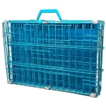 Dogs and cats can use the Chullbull Dual Door Heavy Duty Iron Powder Coated with Detachable Tray Carrier - Image 3