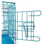 Dogs and cats can use the Chullbull Dual Door Heavy Duty Iron Powder Coated with Detachable Tray Carrier - Image 4