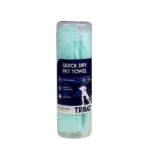 Dogs and cats can use the Trimz Quick Dry Absorption Towel (Green)