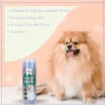Dogs and cats can use this basil-infused absorbent and cooling towel (66x43) - Image 4