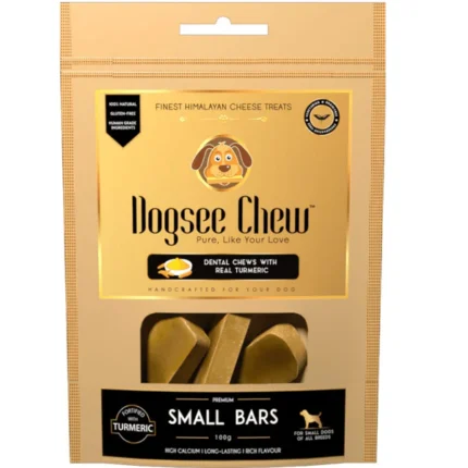 Dogsee Chew Mini Breed Dog Treats: Turmeric Chew Bars