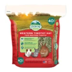 Dry Oxbow Western Timothy Hay Food for Guinea Pigs and Rabbits