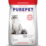 Dry food for Persian adult cats and purepet ocean fish