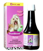 Essential Amino Acids and Vitamin Supplements for Dogs and Cats with Petcare Proviboost Syrup