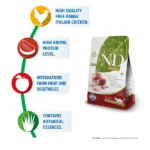 Farmina N&D Dry Food for Adult Neutered Cats Prime Chicken & Pomegranate - Image 4