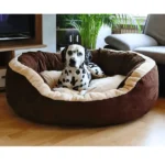 Fluffy's Soft Dual-Color, Luxurious Polyester-Filled Dog and Cat Bed - Image 2