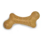 For aggressive chewers, the Barkbutler x Fofos Woodplay Bone Toy is a great option (Brown) - Image 5