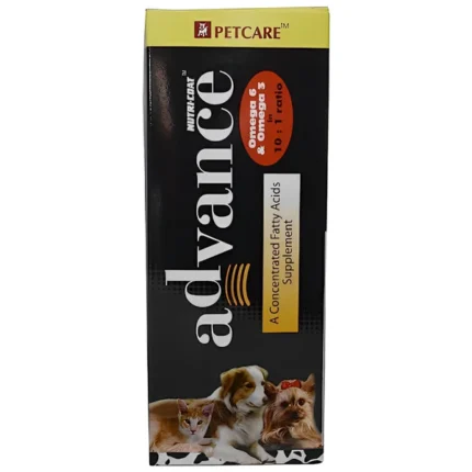 For dogs and cats, Petcare Nutricoat Advance Omega 3 + 6 Syrup