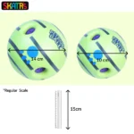 For dogs and cats, Skatrs Giggle Pet Sound Ball Toy (Green) - Image 2