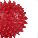 For dogs and puppies who chew aggressively, Drools Non-Toxic Rubber Stud Spike Hard Ball Chew Teething Toy - Image 2