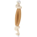 For medium chewers, a TPR chew toy for dogs made of basil jute rope with spikes - Image 4