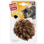 GiGwi Motion-Activated Sound Chip Hedgedog Toy for Cats Melody Chaser (Brown)
