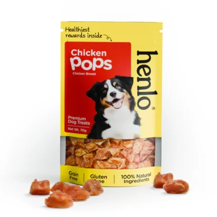 Henlo Dog Treats Chicken Pops I Have a High Protein and No Guilt