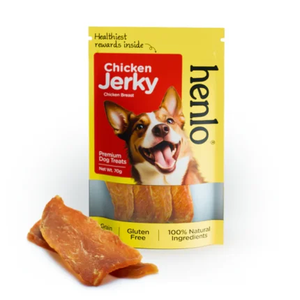 Henlo Jerky Chicken Dog Treats I Have a High Protein and No Guilt