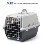 IATA-approved Savic Trotter 1 is a dog and cat travel carrier (Dark Grey)