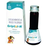 Intas Dogs Antidiarrheal Suspension with Griptol N Syrup (60ml)