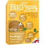 Little Big Paw Dog Wet Food with Turkey and Vegetables for Dinner