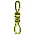 M Pets Dog Twist Node Toy (Yellow)