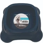 M Pets Single Dog Bowl Made of Plastic (Blue)