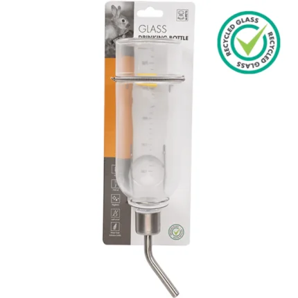 M Pets Small Animal Glass Drinking Bottle