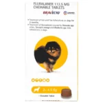 MSD Animal Health Fluralaner (Bravecto) Tablet for Dog Tick and Flea Control(pack of 1 tablet) - Image 5