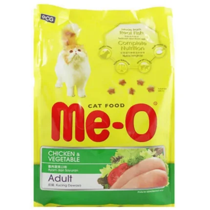 Me O Dry Food for Adult Cats with Chicken and Vegetables