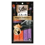 Melty Premium Cat Treats with Sheba Tuna Flavor and Tuna & Prawn Maguro Selection