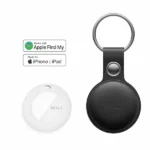 Mitag Black Dog and Cat Anti-Loss Device with Keychain | iOS