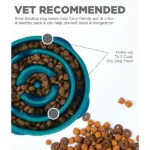 Outward Hound Fun/Slow Feeder for Dogs (Teal) - Image 3