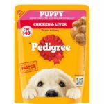 Pedigree Wet Dog Food with Chicken and Liver Chunks in Gravy