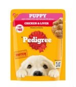 Pedigree Wet Dog Food with Chicken and Liver Chunks in Gravy