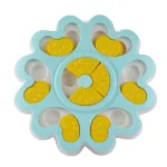 Pet Vogue Flower-Shaped Slow Feeder Toy for Cats and Dogs (Blue) - Image 2