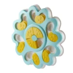 Pet Vogue Flower-Shaped Slow Feeder Toy for Cats and Dogs (Blue) - Image 3