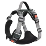 Pet Vogue Reflective Harness for Dogs with No Pull (Black)