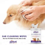 Petvit Paw & Nose Wipes and Ear Cleaning Wipes for Dogs and Cats Together - Image 6