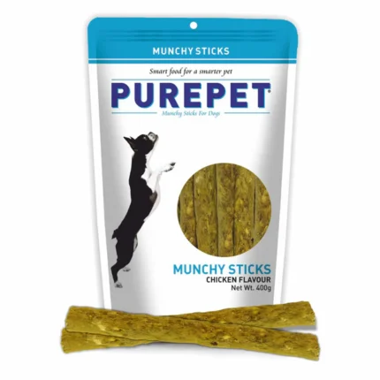 Purepet Dog Treats Chicken Flavor Munchy Sticks