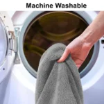 Quick Dry Towel for Dogs and Cats by Talking Dog Club (Grey) - Image 4