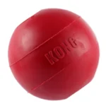 Red Dog Kong Ball with Hole Toy for Aggressive Chewers - Image 4