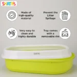 Skatrs Cat Litter Tray (Green) - Image 3