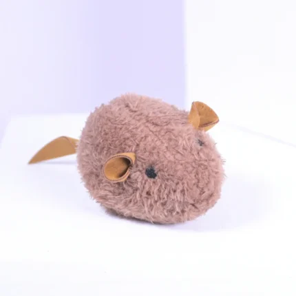 Skatrs Cats' Velvet Mouse Toy (Brown)