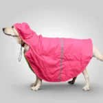 Skatrs Complete Coverage Dog and Cat Raincoat in the Cape Style (Pink) - Image 2