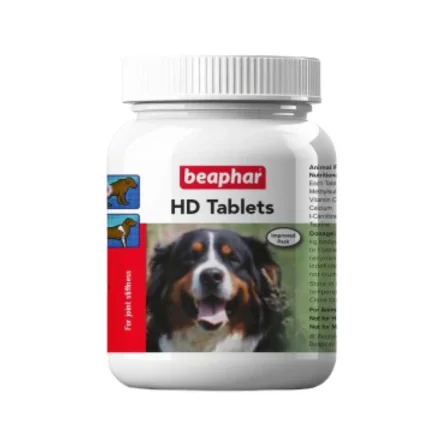 Supplemental Tablets for Beaphar HD Hip Dysplasia and Joint Issues in Dogs