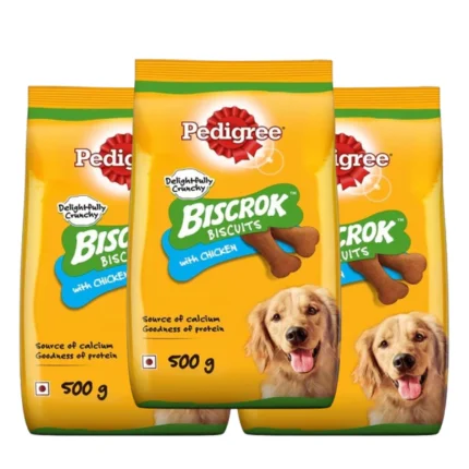 The flavor of Pedigree Chicken  Dog Treats Biscrok Dog Biscuits (500g)